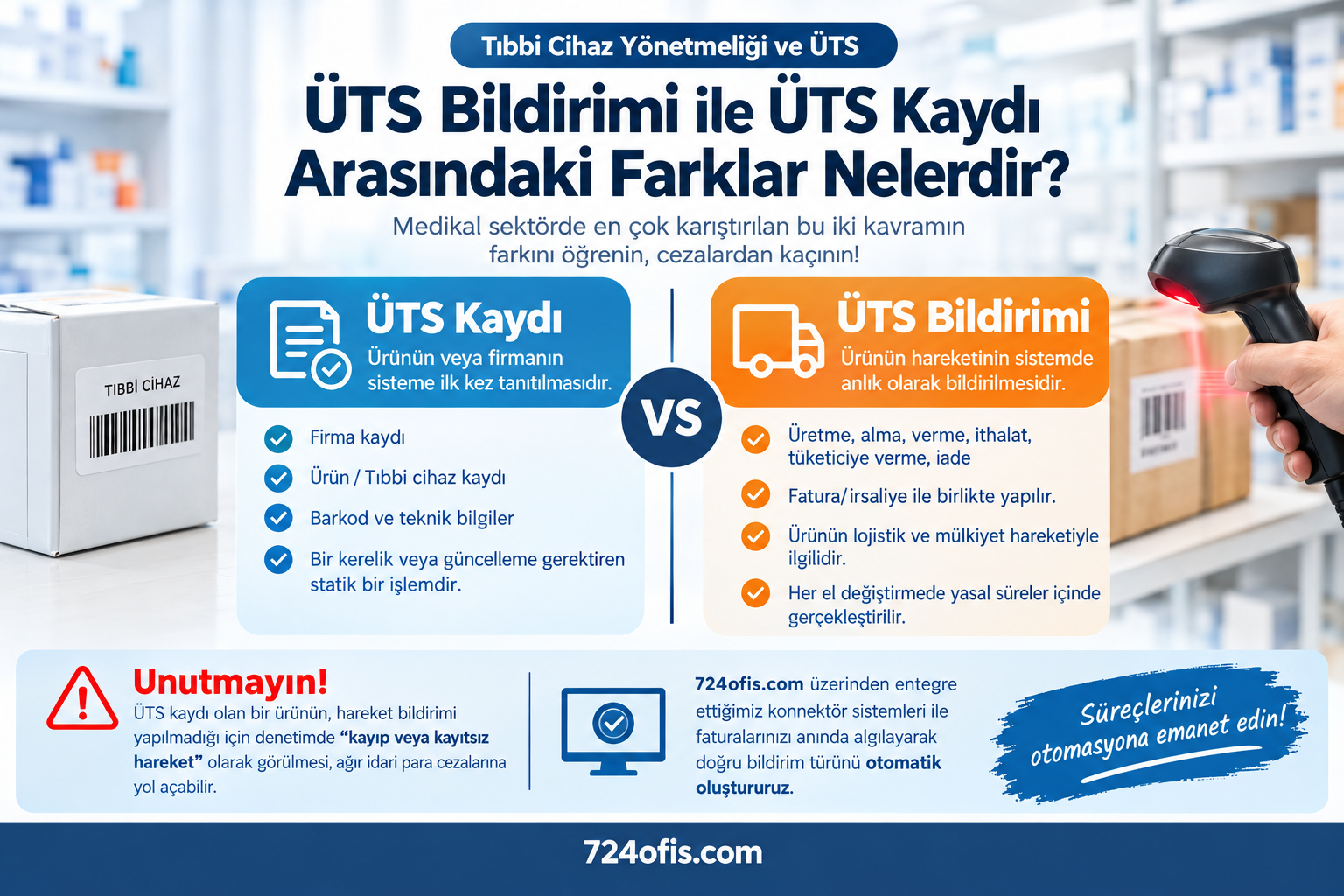 ÜTS Bildirimi ile ÜTS Kaydı Arasındaki Fark Nedir? En Sık Yapılan Hatalar